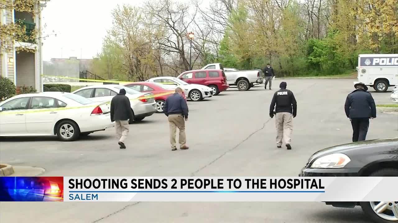 2 in hospital after shooting in Salem